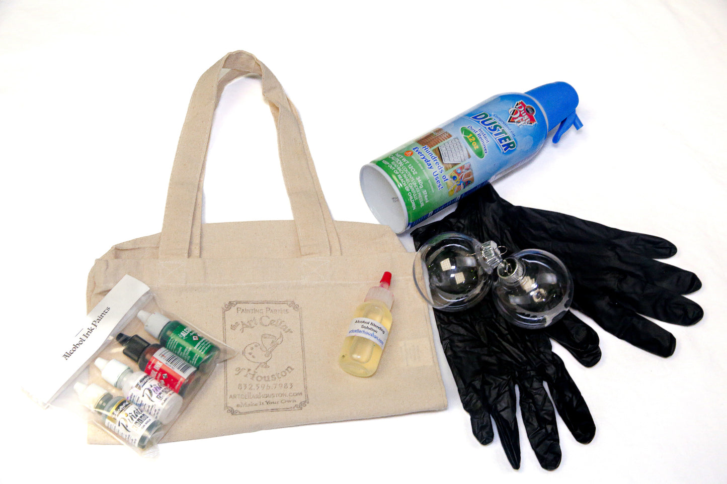 Wed, Dec 10th, 6-8P "Alcohol Ink Ornaments" Private Corporate Art Party