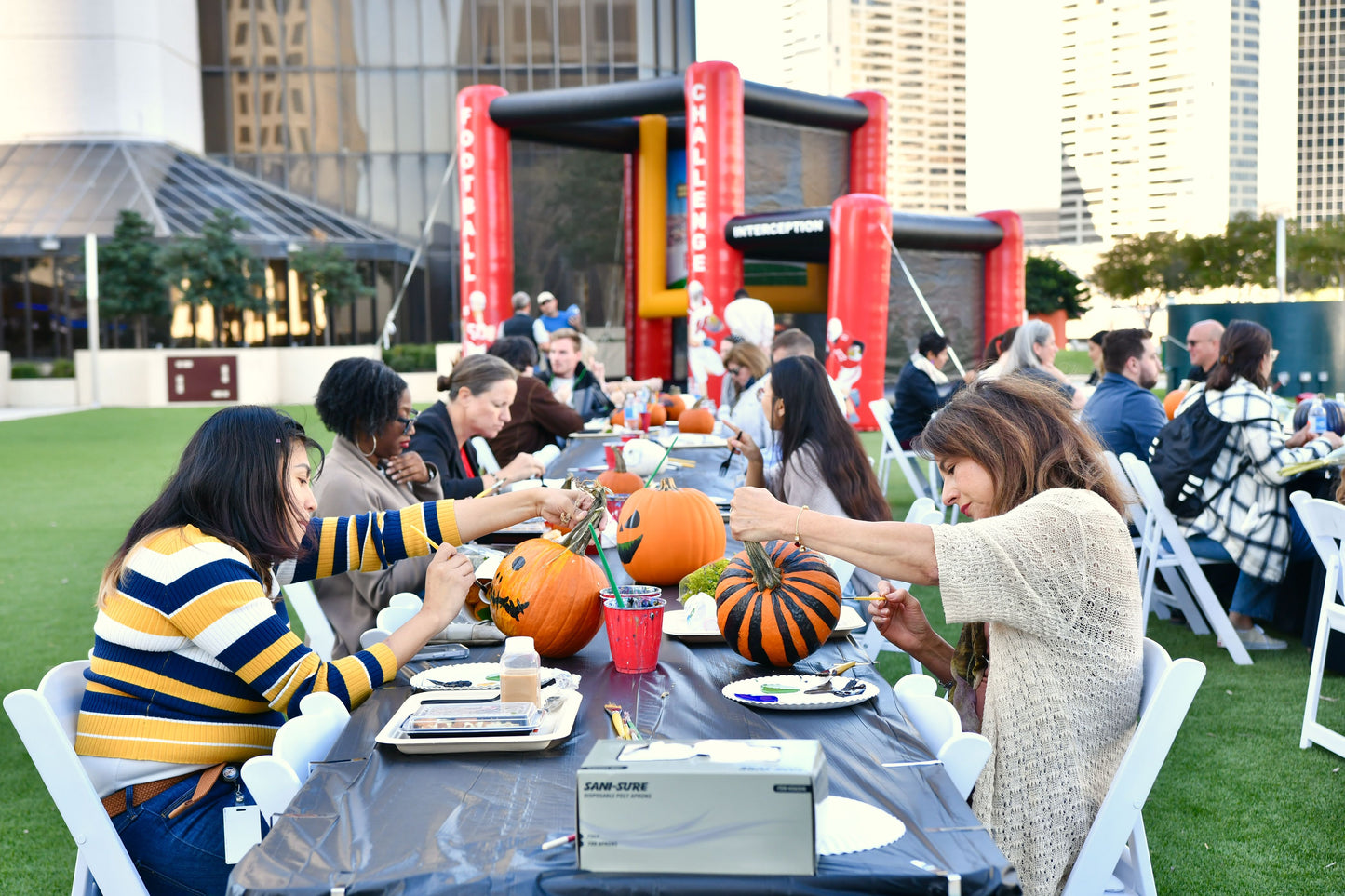 Sat, Oct 25th, 930-1130am “Marbled Pumpkins” Public Houston Family Painting Class