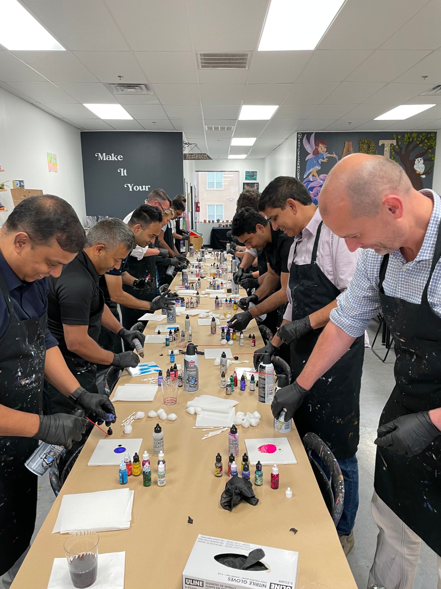 Sat, Nov 15th, 1-3P “Alcohol Ink Mugs” Public Houston Painting Workshop