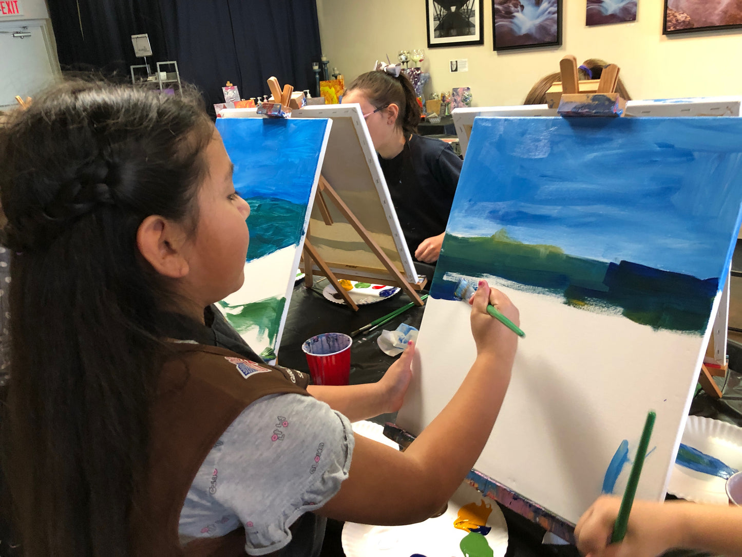 Sun, Jun 2nd, 11a-1p “Rainbow UniKitty” Houston Private Kids Painting Party