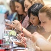 "With Love" Painted Glass Kit, Art Cellar Houston