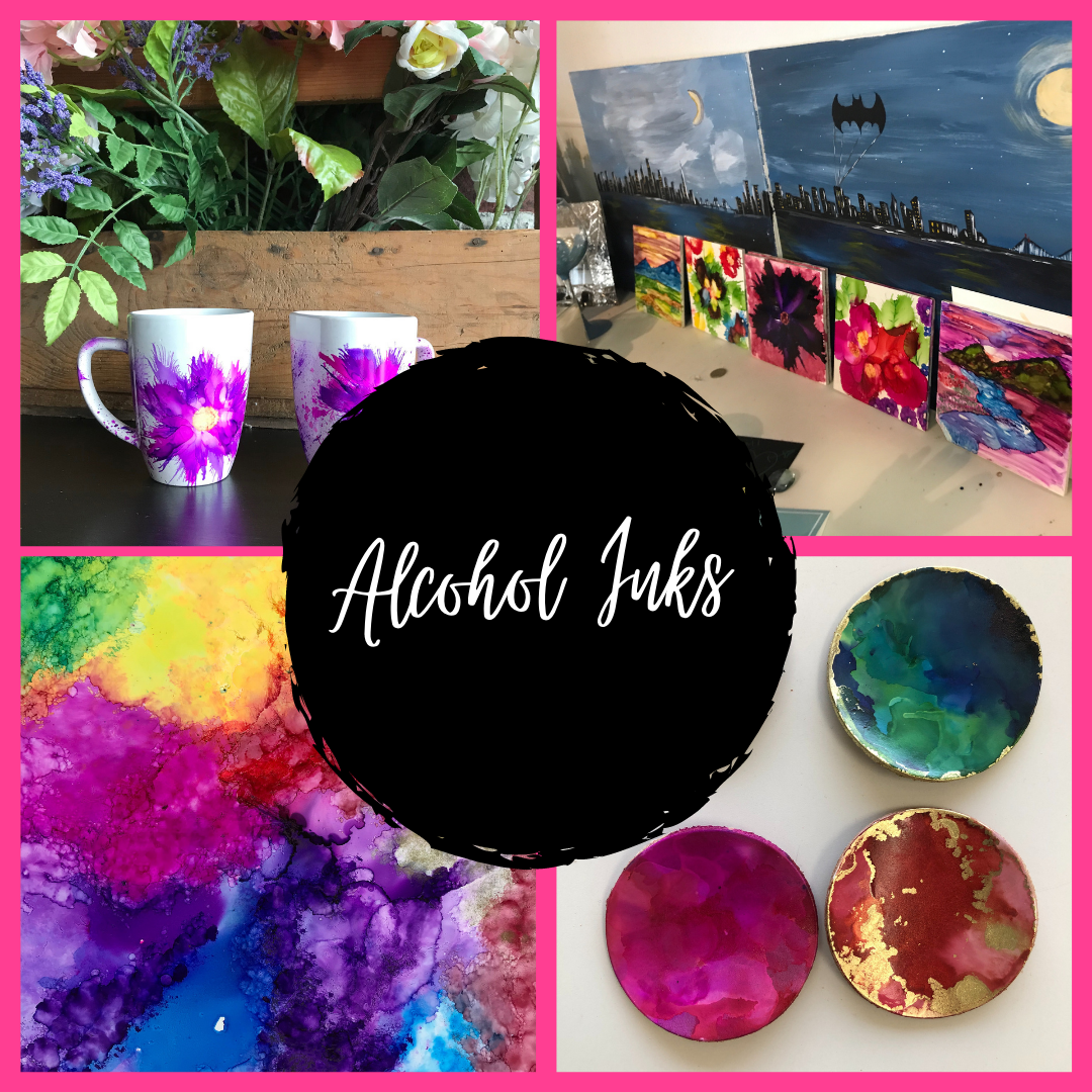 Alcohol Ink Art Parties for Children