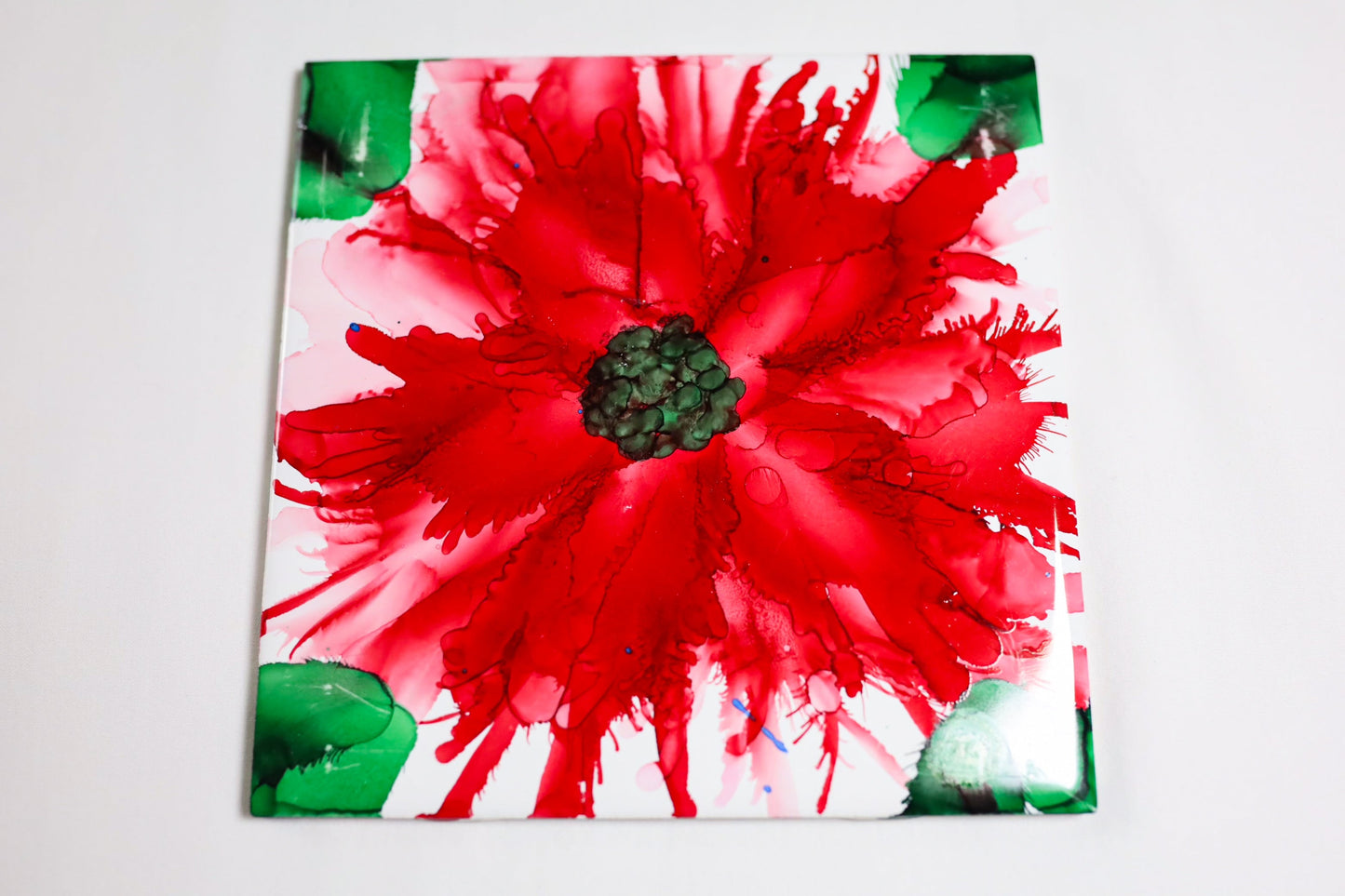 Alcohol Ink on Tile