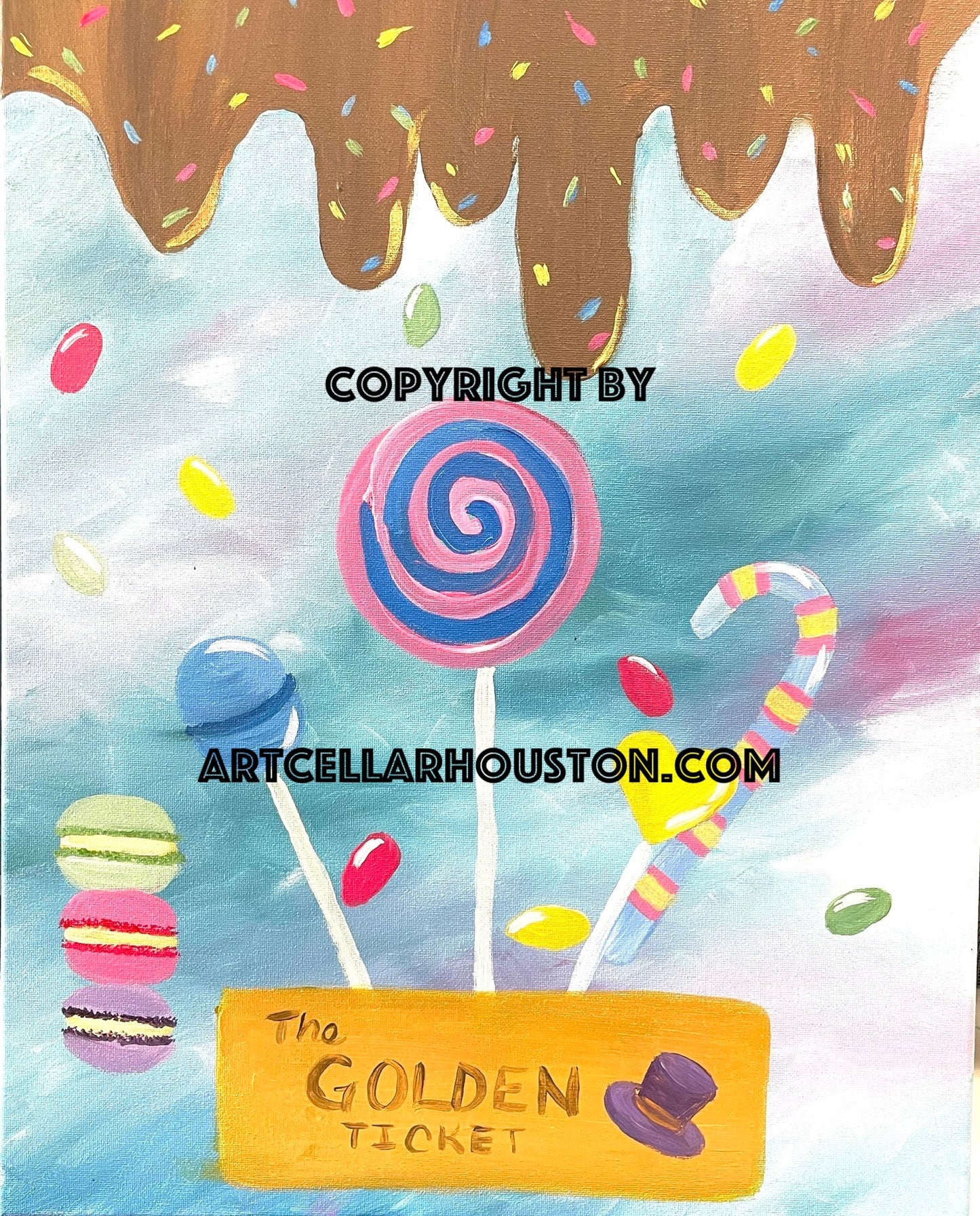 Sat, Sep 9th, 3-5P "Chocolate Factory" PRIVATE Houston Kids Paint Party