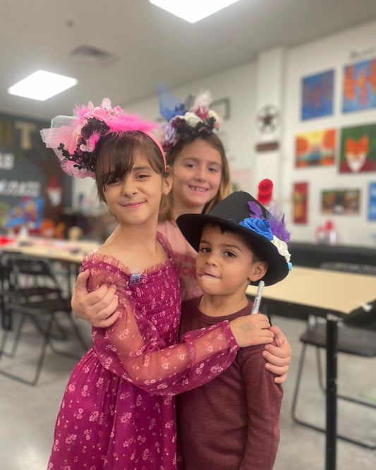 Sun, Dec 7th, 2-4P, Private Kids "Tea-Riffic Feather Fascinator Party"