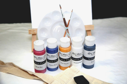 Acrylic Paint on Canvas Painting Kit by Art Cellar Houston