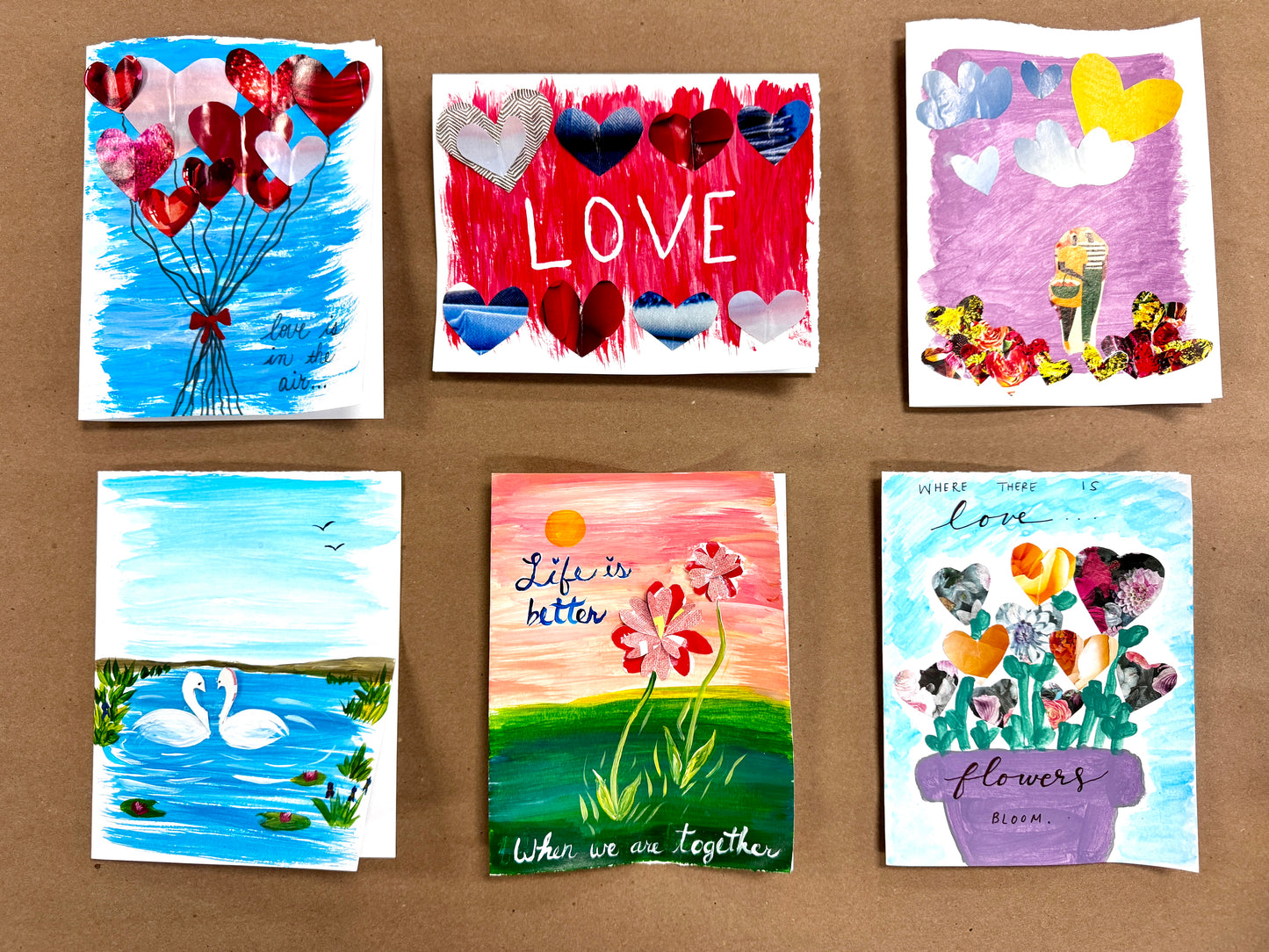 Sat, Feb 10th, 9-11A Kids Paint "Mixed Media Valentines" Houston Public Family Art Class