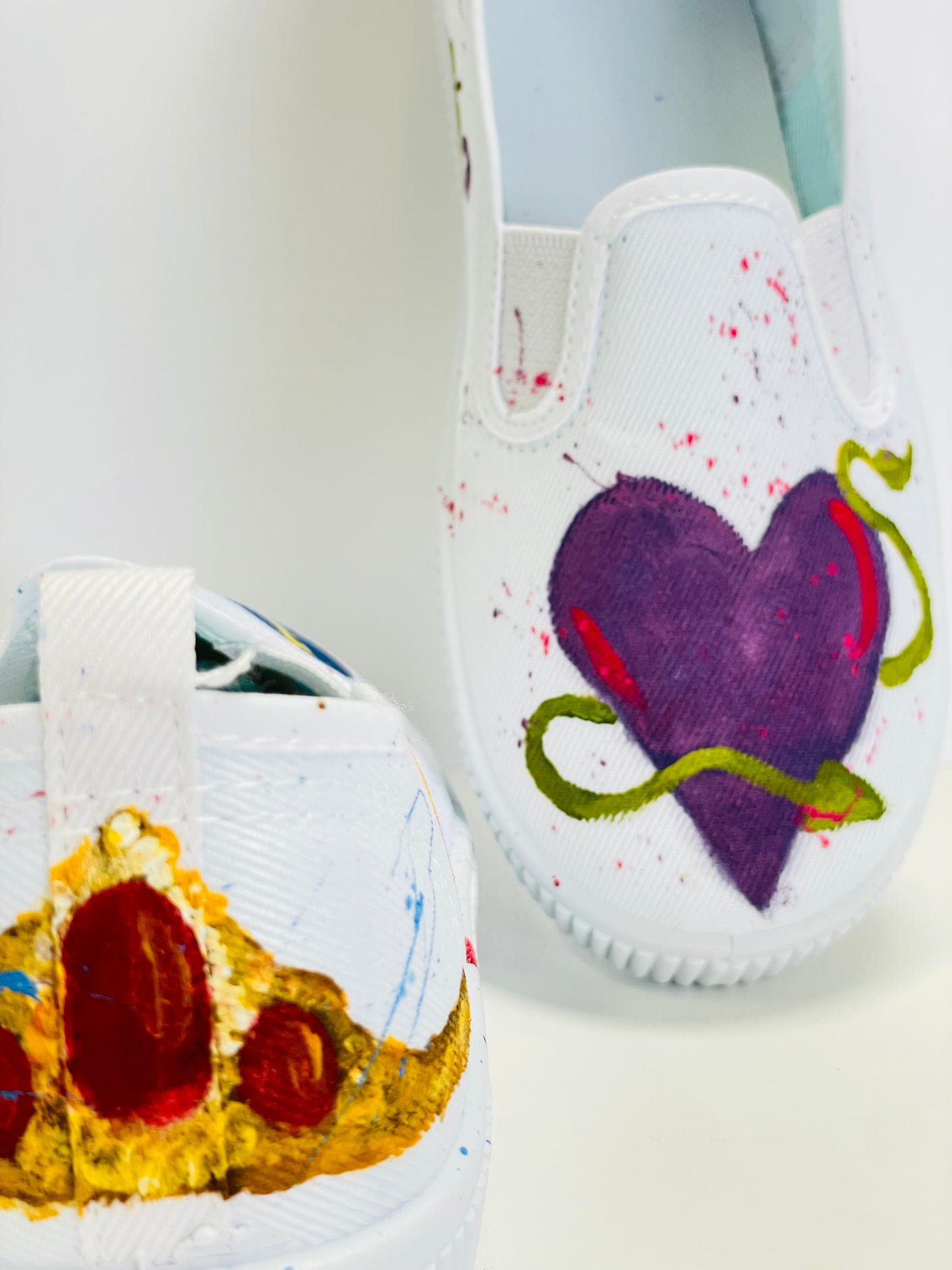 "Paint on Canvas Shoes" Kids Painting Party