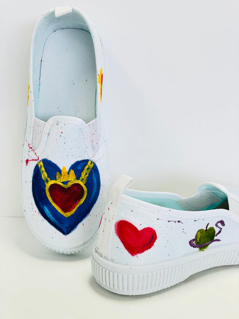 Paint On Canvas Shoes