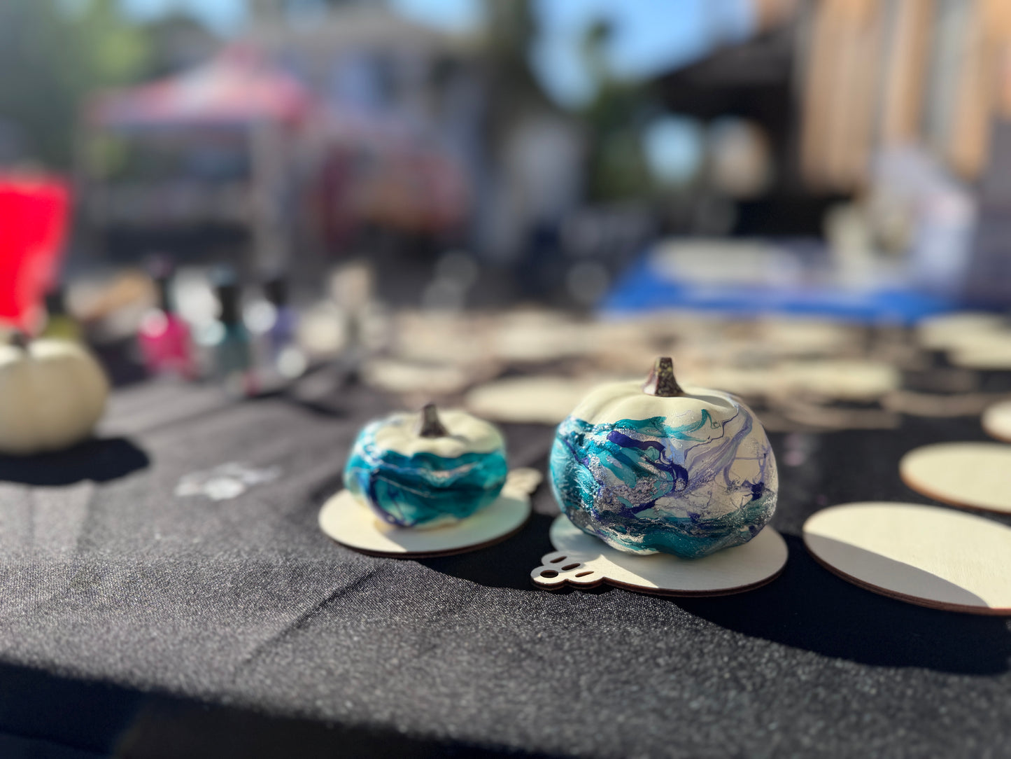 Sat, Oct 25th, 930-1130am “Marbled Pumpkins” Public Houston Family Painting Class