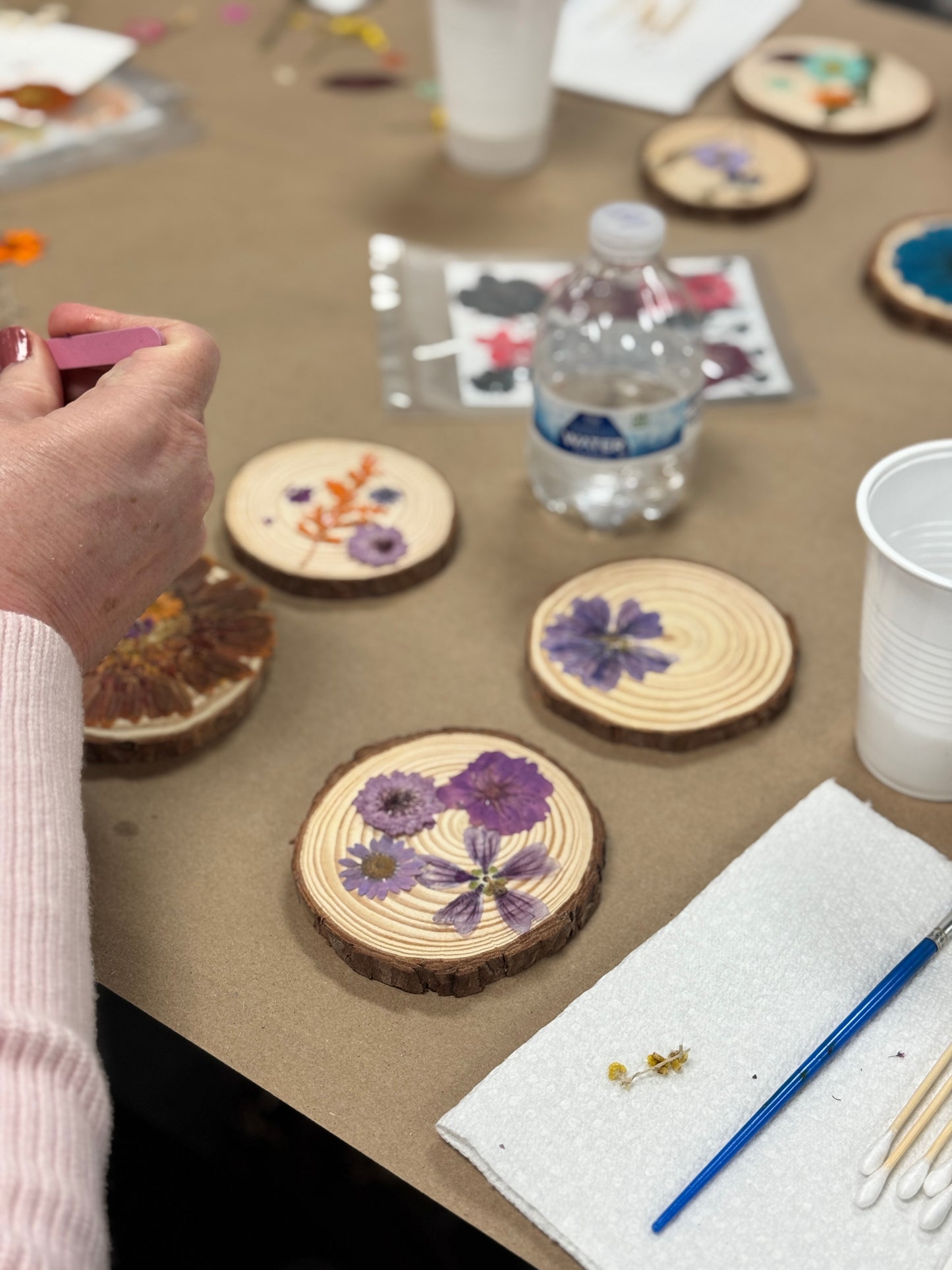 Pressed Floral Coasters DIY Kit