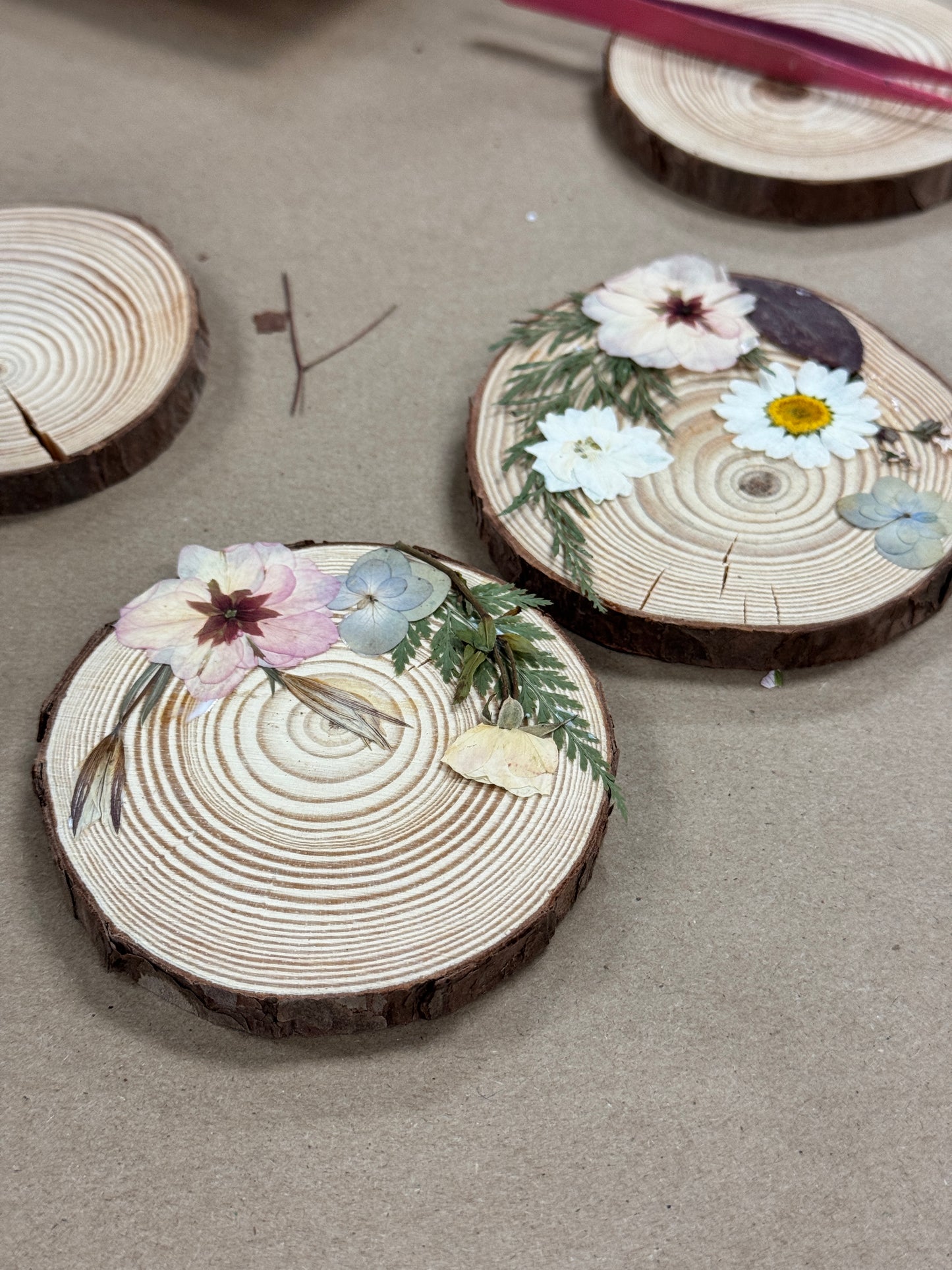 Pressed Floral Coasters DIY Kit