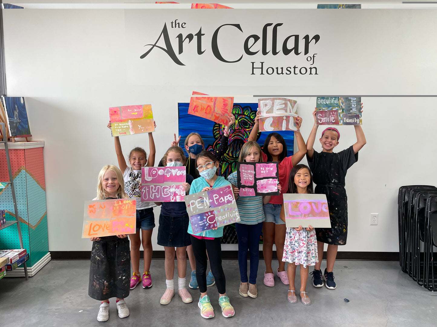 Art Cellar Houston "Saturday Family Paint" Weekly Art Program 2024-2025