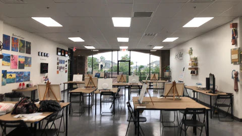 Art Cellar Houston "Saturday Family Paint" Weekly Art Program 2024-2025