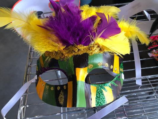 Wed, Feb 26th, 4-6P Kids Paint "Making Mardi Gras Masks” Houston Public Painting Class