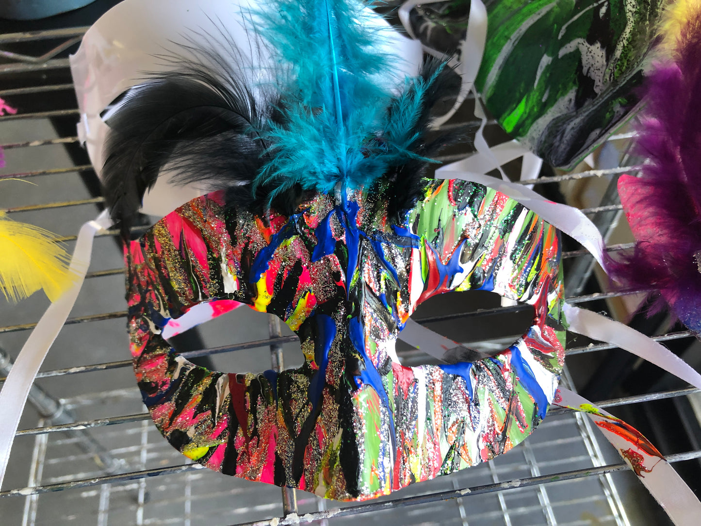 Sat, Mar 1st, 9-11a "Making Mardi Gras Masks” Houston Public Painting Class