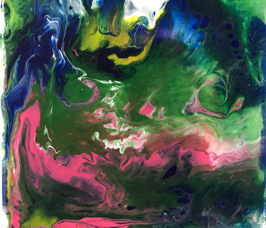 Wed, May 15th, 4-6p “Acrylic Pour” Houston Public Kids Painting Class