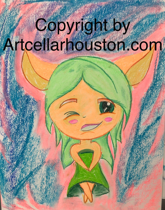 Wed, Mar 27th, 4-6p Kids Paint "Anime Animals" Public Houston Art Class