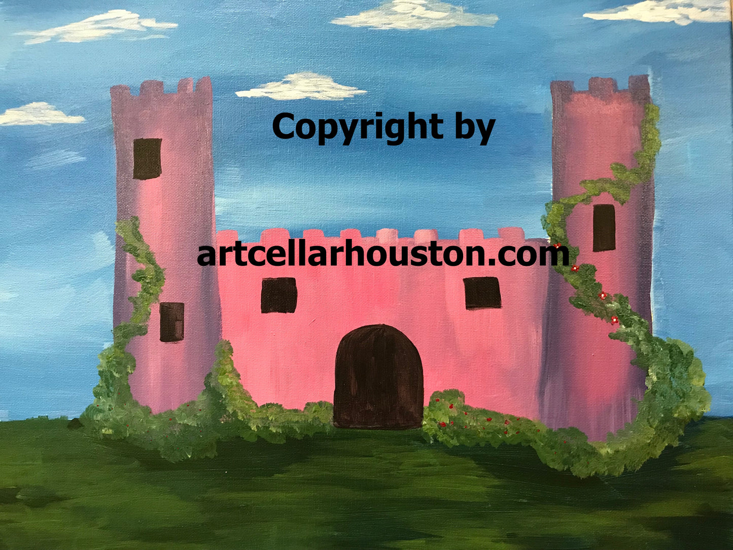 Sat, Nov 26th, 4-6P “The Castle” Houston Private Family Painting Party