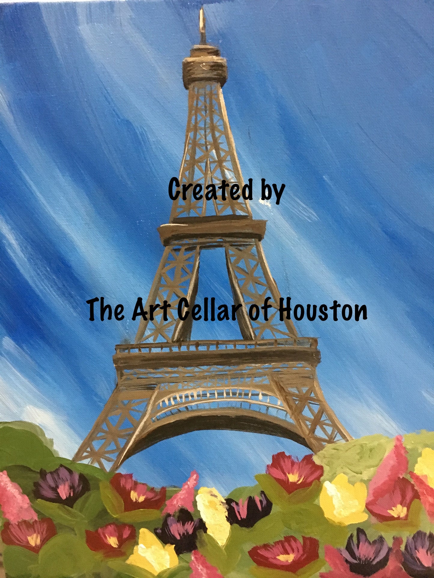 Thu, Sep 29th, 4-6P “Sketch Basics: Eiffel Tower” Public Houston Family Art Class