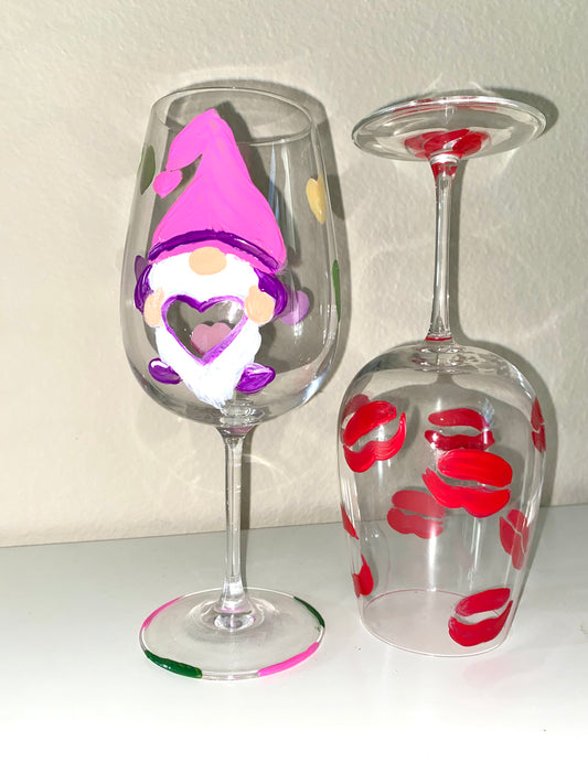 "With Love" Painted Glass Kit, Art Cellar Houston