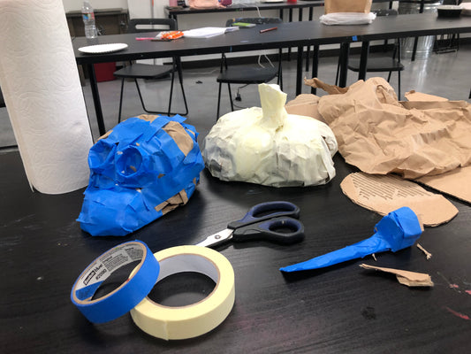 Wed, Nov 6th, 4-6p “Paper Mache Sculpting P2” Public Houston Kids Create Class