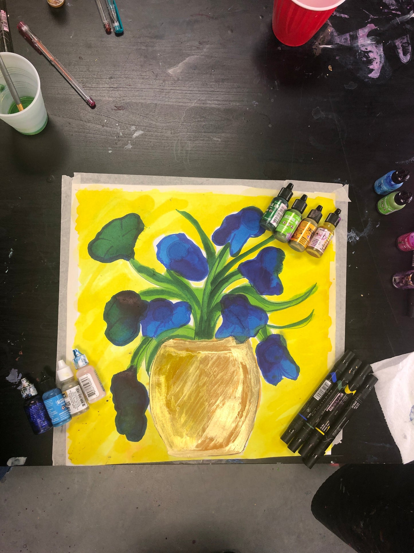 Thu, Sep 15th, 4-6P Kids Paint: Discovering Van Gogh Public Houston Painting Class