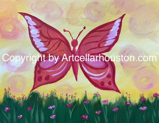 Fri, Jun 20th, 630-830p “Butterfly Meadow" Private Houston Kid's Paint Party