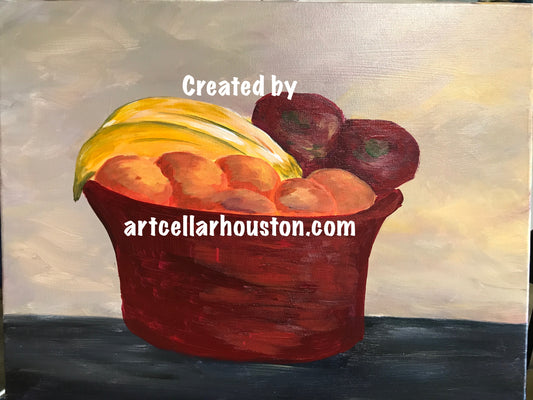 Wed, Mar 11, 4-6p “Fruit Bowl” Public Houston Kids Sketch & Pastel Class