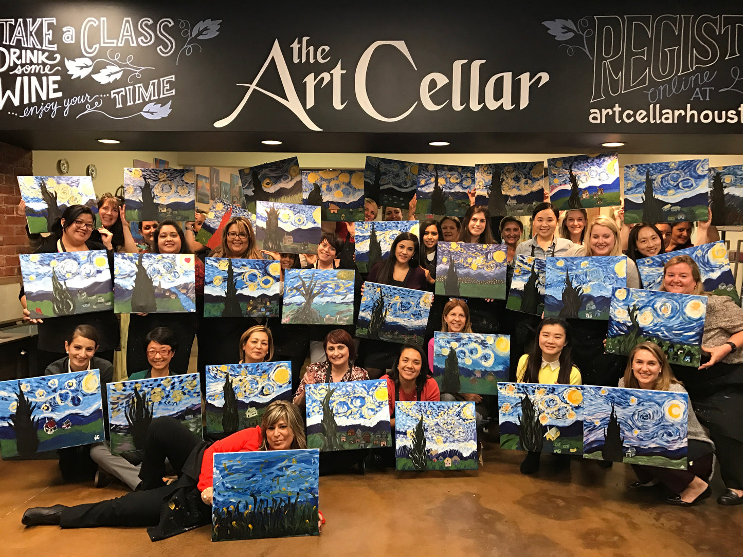 Thu, Oct 19th, 1-4P “Fall Stream" Private Houston Corporate Paint Party