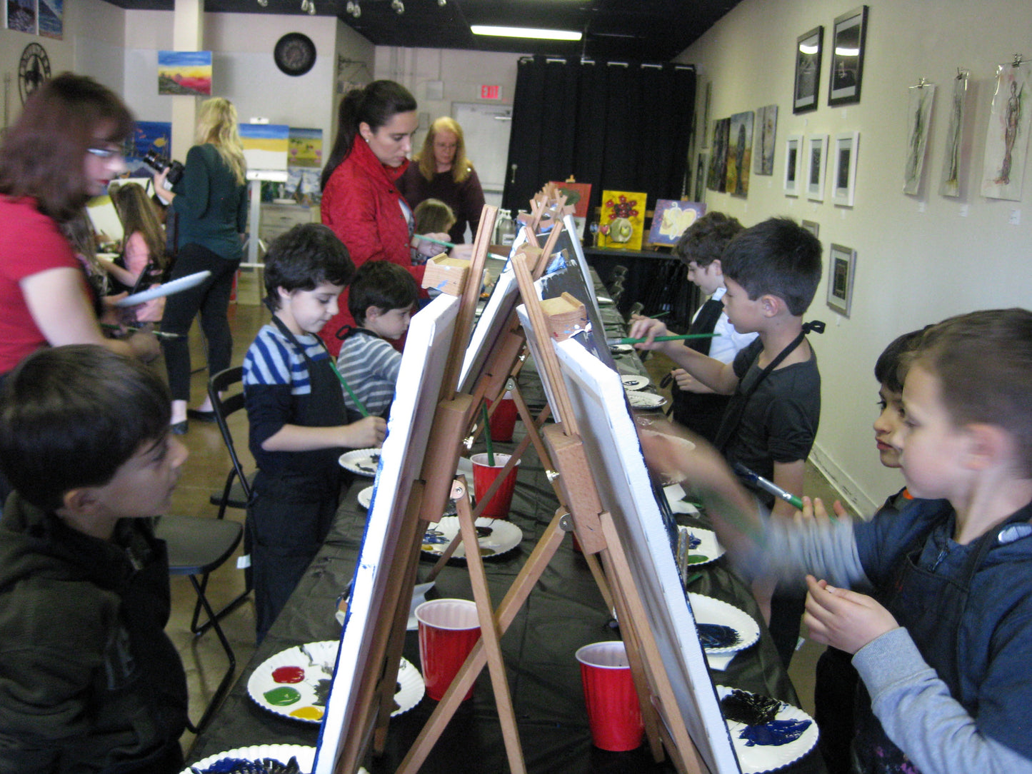 Wed, Aug 9th, 6-8P "Puppy Named Art" Private Houston Kids Painting Party