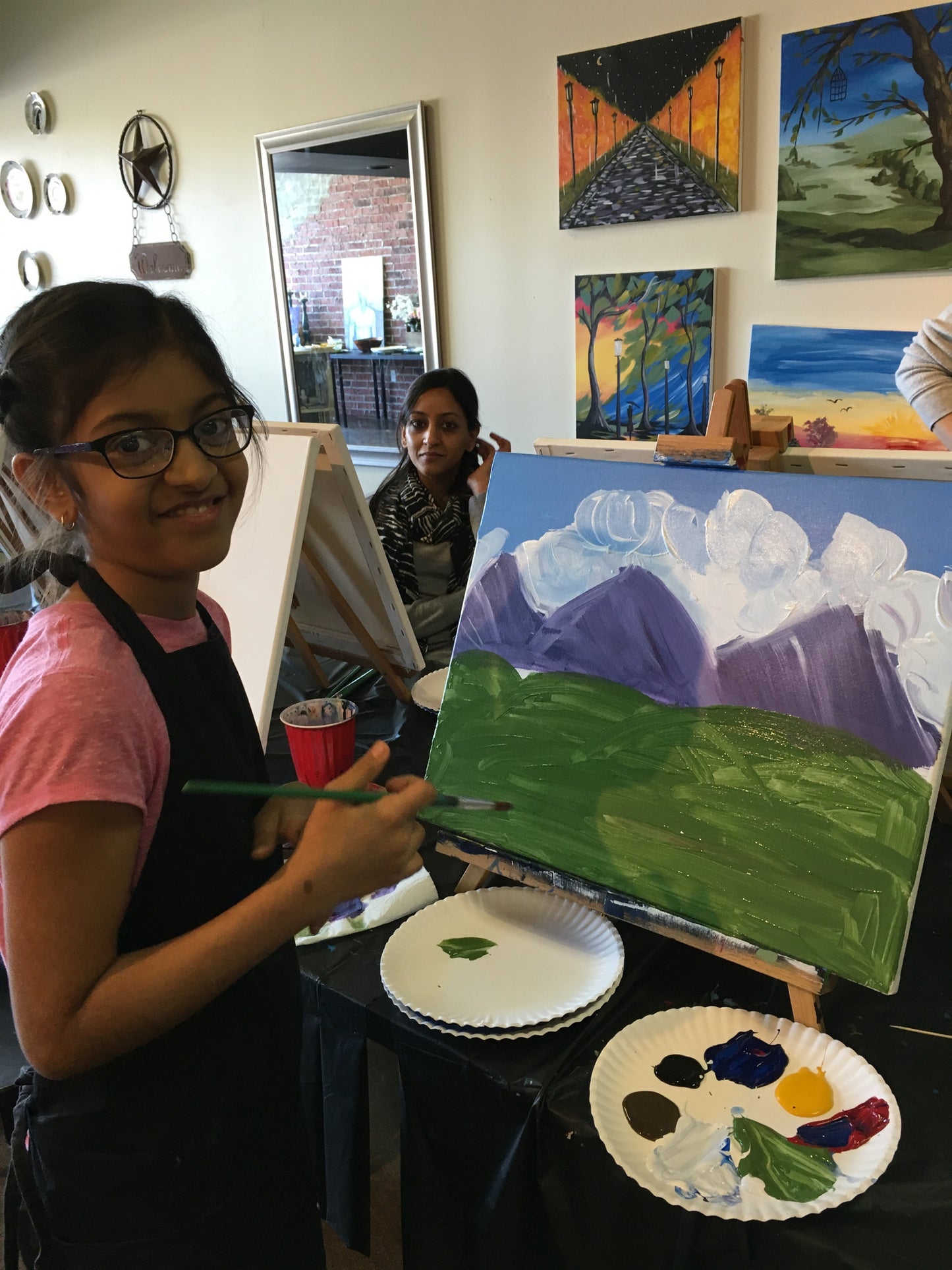 Sun, May 6th, 2-4p “Butterfly Meadow” Private Houston Kids Painting Class