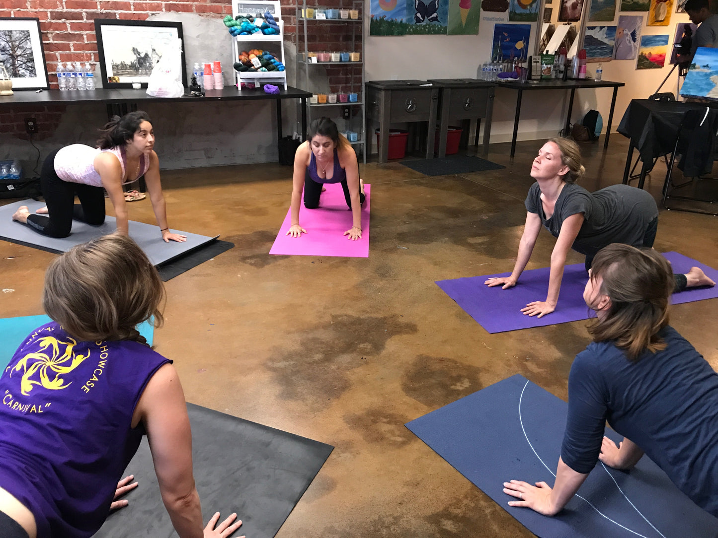 Wed, May 12, 7-830pm Gentle Yoga with Sound Meditation Public Houston Yoga Class