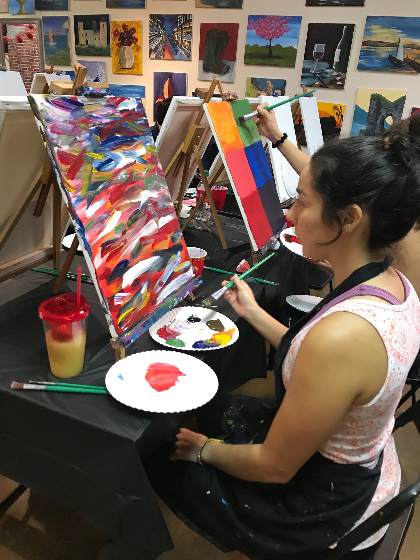 Wed, Oct 31, 9-12am Slow Flow Mojo Public Houston Yoga and Paint Class