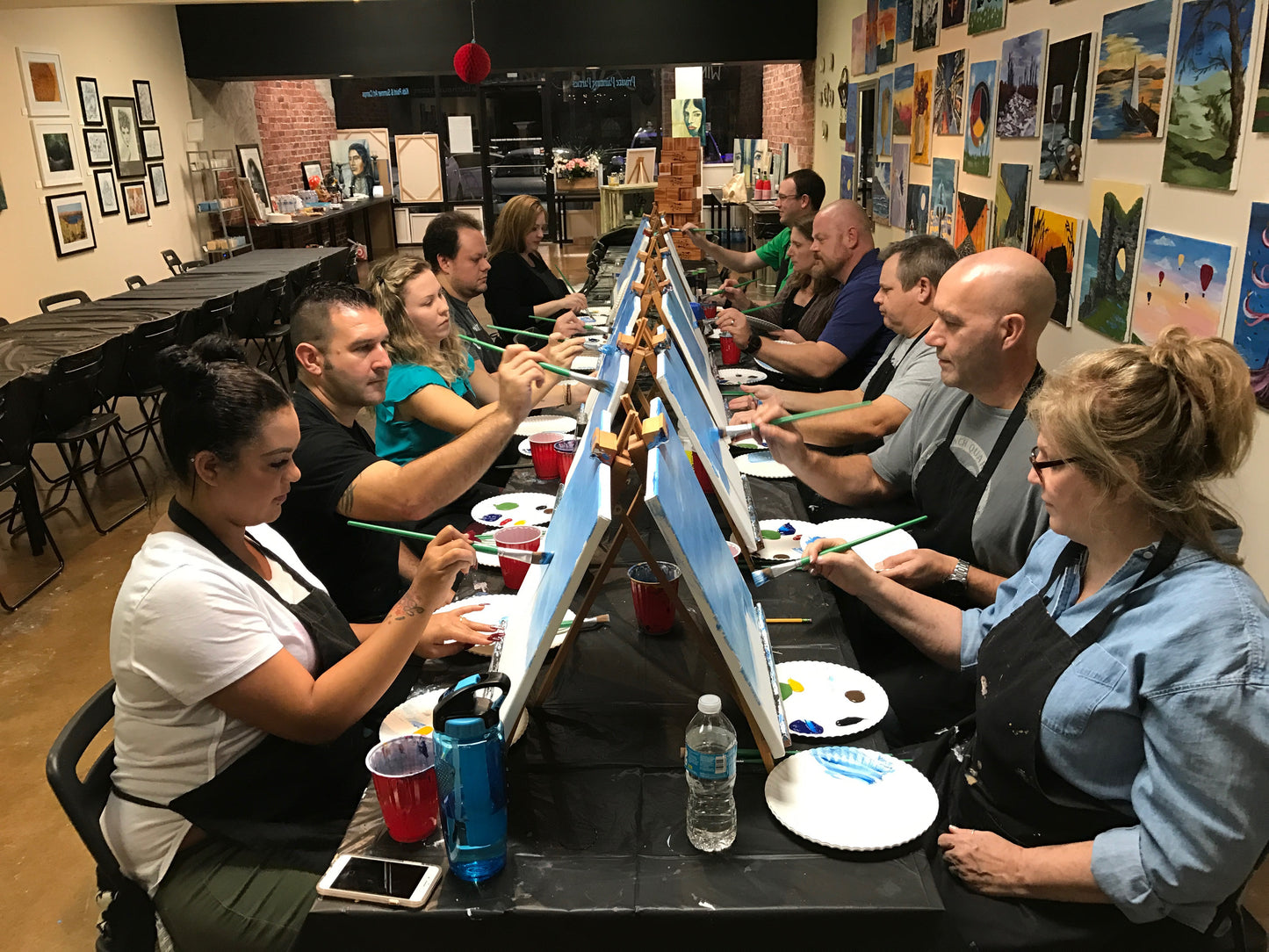 Sun, Feb 22nd, 2-4P "Sunflower Fields" Private Houston MOBILE Kids Painting Party