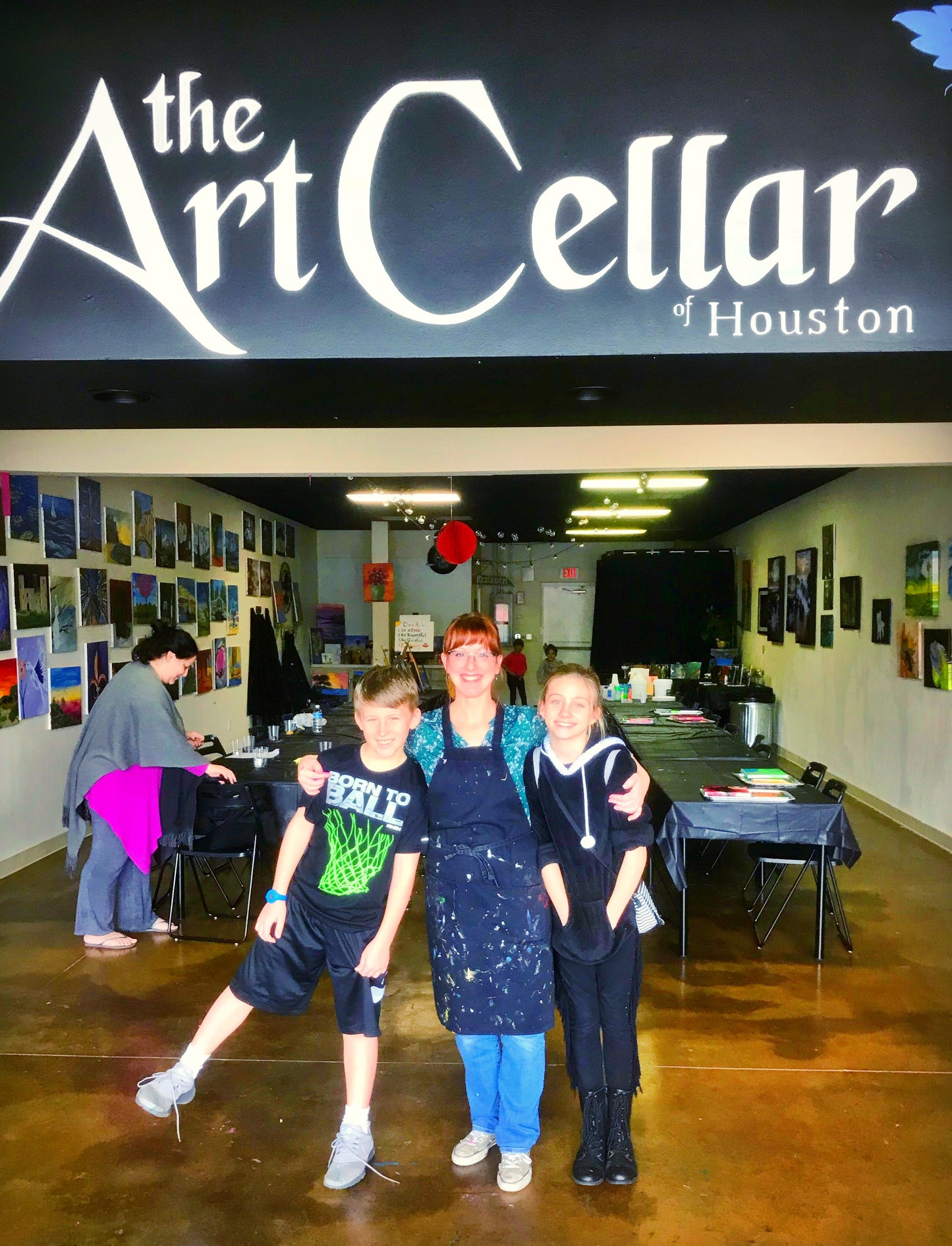 Sat, Mar 7, 9-11a “Vallarta Sunrise” Houston Public Kids Painting Class