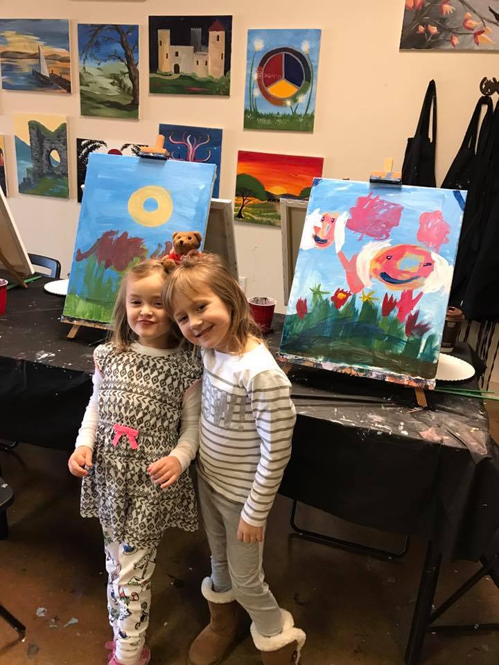 Sun, Mar 12th, 2-5p "Kittens by Moonlight" Private Houston Kids Paint Party