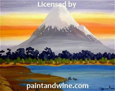 Thu, Dec 14th, 230-430pm “Mt Fuji” Private Houston Corporate Painting Party