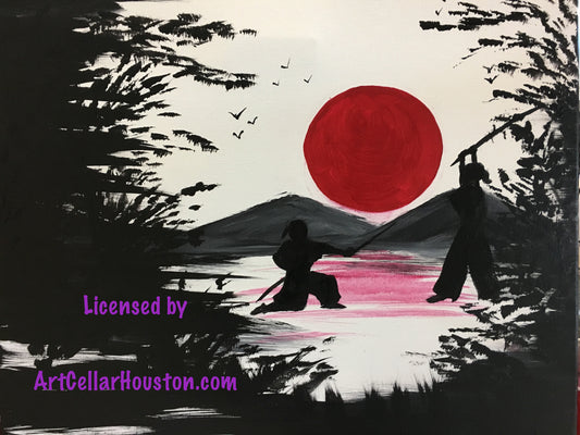 Wed, Apr 13th, 4-6P “Samurai Showdown” Houston Public Kids Painting Class