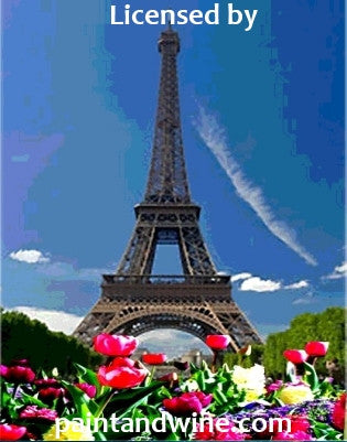 Wed, May 18th, 4-6P "Kids Paint: Eiffel Tower" Public Houston Painting Class