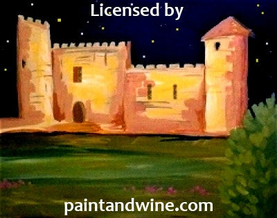 Wed, Apr 19, 330-5pm “British Castle” Kids Paint Houston Public Painting Class