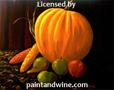 Sat, Nov 17, 10a-12pm "The Harvest" Public Houston Kids Painting Class