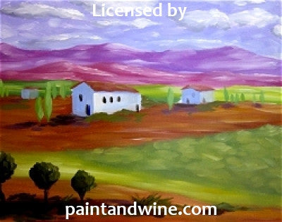 Sun, Sep 27, 11a-2pm “Southern France” Private Houston Wine and Painting Party